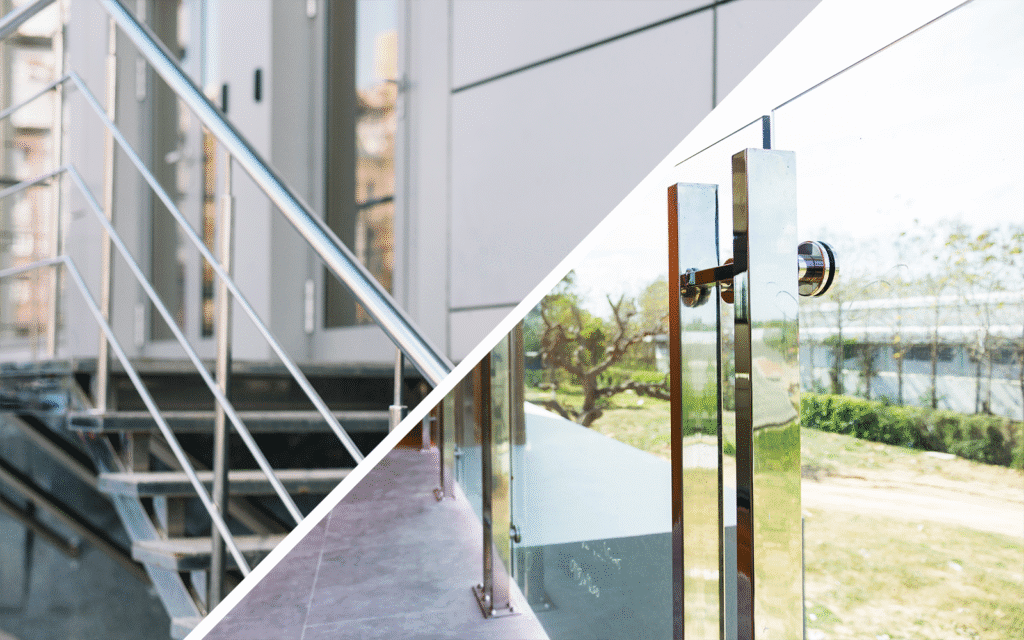 Glass vs. Aluminium Handrails