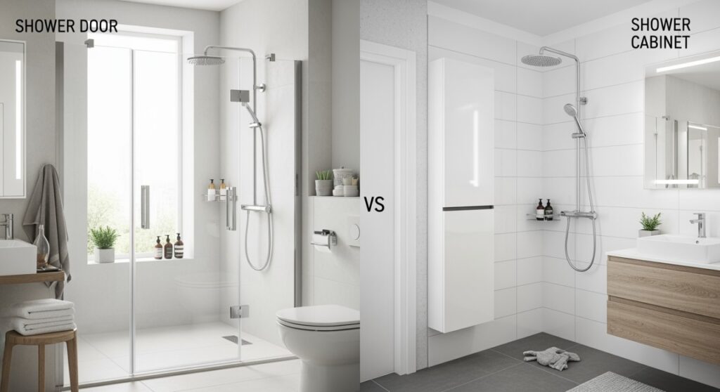 Shower Doors vs. Shower Cabinets