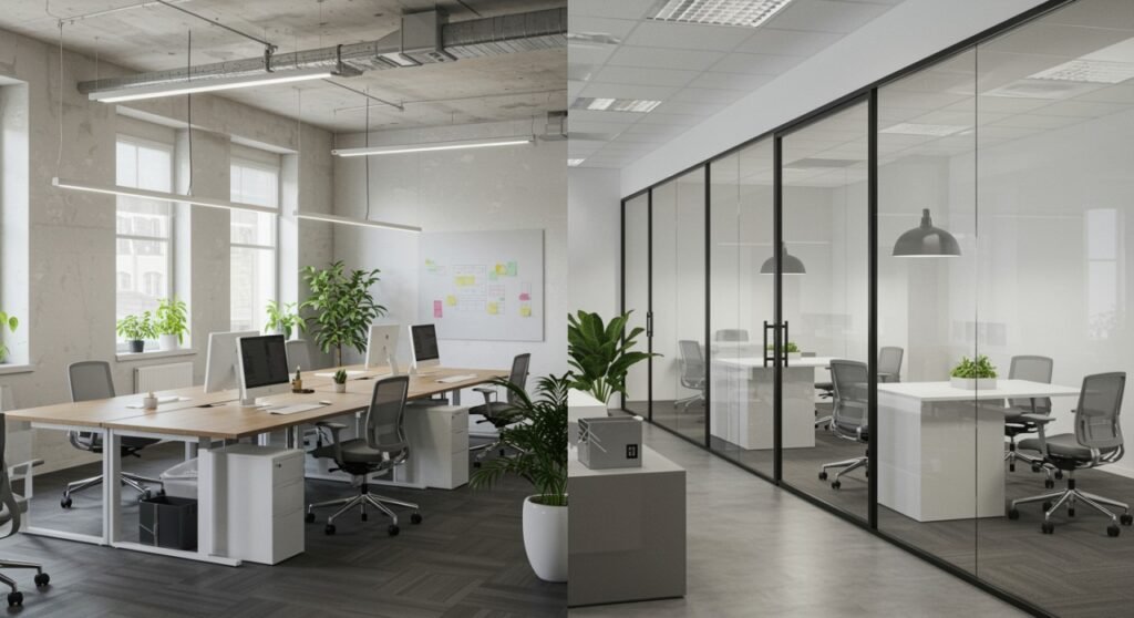 Open vs. Closed Office Layouts